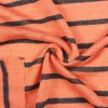 WANGT Supplier yarn dyed 100% linen stripe single  jersey fabric