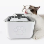 Water Bottles Water Fountain Sustainable Smart Food and Water Dispenser for Cats and Dogs Pet Supplies Cats for Cats ABS Plastic