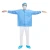 Import water proof disposable non woven medical  lab coats with knitted cuffs and pockets hospital lab coat from China