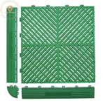 Waterproof Colorful Garage Car Wash Interlocking Removable Floor Tiles