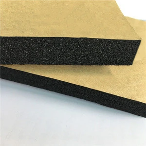 Waterproof Fireproof Aluminum Foil Adhesive Backed Foam Rubber Sheet Roll