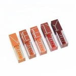 Waterproof Lipgloss Private Label Custom Liquid Temperature Changing Lip Gloss Vendor Glitter Plumper vegan Organic Glossy Shiny