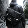 Waterproof PU Leather Laptop Messenger Bag For Men Women New Design Korean School Bag Shoulder Bag