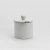 Import White Ceramic Sugar Pot with ceramic Cover Ceramic Spoon Spice Jar Elegant Designs Kitchen Helper from China