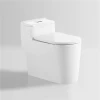 White ivory color s trap one piece closet sanitary wares ceramic bathroom toilet set