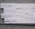 white quartz stone with cement backing for background