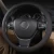 Import Wholesale 13 inch shrink universal crystal genuine leather car steering wheel cover from China