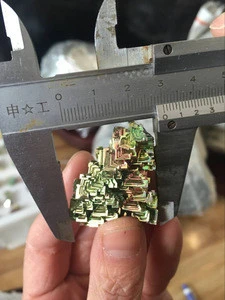 Wholesale 2016 Hot High Quality pure Natural bismuth Very beautiful native bismuth