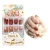 Import Wholesale 24 pcs DIY Nail Art Artificial Fingernails Red Beauty Nails Tips Stickers from China