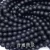 Import wholesale 3mm 4mm 6mm strand black matte onyx agate gemstone loose bead for jewelry making from China