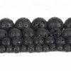 Wholesale 4mm 6mm 8mm 10mm Round Shape Natural Lava Rock Stone Loose Beads