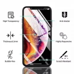 Wholesale 9H high quality transparent tempered glass screen protector for iPhone x xs xr xs max