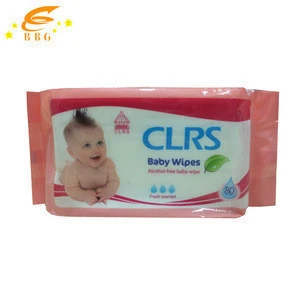 wholesale babies skin care organic wet baby wipes with plastic lip
