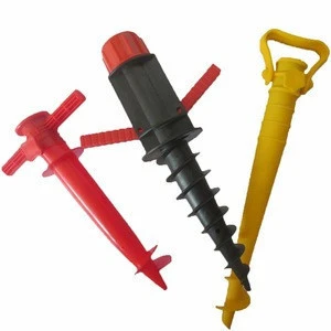 wholesale beach umbrella sand screw anchor base auger drill screw conveyor for wet sand beach umbrella holder