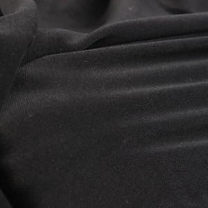 Wholesale Black 89 polyester 11 spandex stretch fabrics for leggings