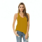 Wholesale cheap 100% cotton custom design stringer women tank top