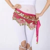 Wholesale cheap   Beaded coins Waist  hip scarves   belt For belly dancing