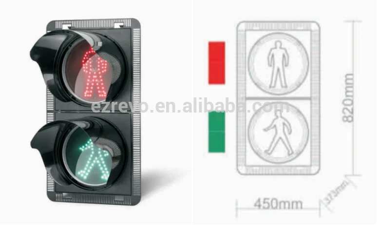 Wholesale customized good quality retail store count green light traffic people light