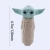 Import Wholesale cute baby Yoda design metal dabber mix colors custom logo 120 mm silicone smoking pipes accessories tobacco weed pipe from China