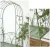 Import Wholesale Decorative leisure wrought iron metal patio garden arch bench from China