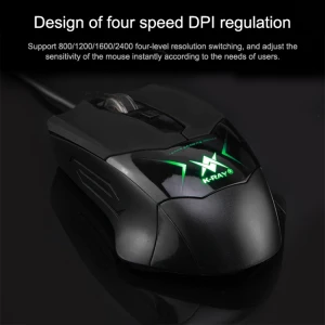 Wholesale Gaming Mouse Ergonomics Design Game Backlight USB Computer Wired Mouse Office Mouse