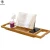 Import Wholesale handcrafted bathtub bamboo bathtub caddy tray from China