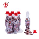 wholesale in bottle halal tianfeng stone candy bottle stone shaped chewy milk chocolate candy