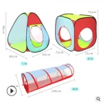 Wholesale kids play tent kid tent tunnel portable children play house pop up tunnel  B-SY033