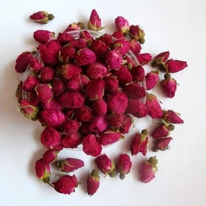 Wholesale loose leaf dried rose petals herbal Small Red Rose Bud rose flower tea