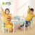Import wholesale low prices plastic kids tables and chairs set from China