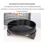wholesale luxury New product iron bird cage breeding cage pet parrot cage bird house
