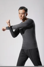 Wholesale Men Clothes Fitness Sports High Quality Training Shirts New Wear Sport Shirt