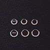 Wholesale minimalist custom Zircon jewelry Earrings Ear Nose Piercing Jewelry Nose Ring