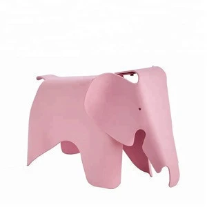 Wholesale multi-colored plastic animal kid chair safe sturdy child stool for game room  kids furniture