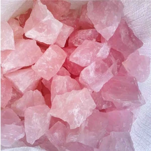 Wholesale natural bulk rough pink rose quartz stone raw stones Gemstone healing Reiki
