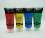 Wholesale Nice Price Non Toxic Artist Acrylic Paint , Good Quality 24 color 200ml Acrylic Paint Set