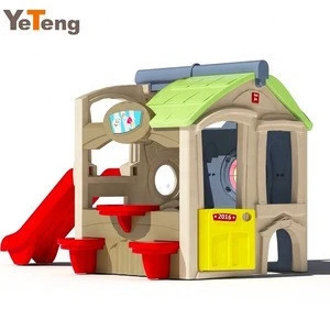 wholesale outdoor cheap plastic playhouse for kids