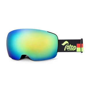 Wholesale Outdoor Snowboarding Goggles Ski Glasses Magnetic Sport Ski Goggles Eyewear