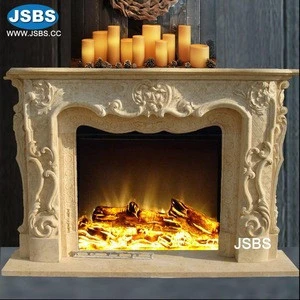Wholesale Price Decorative Travertine Marble Fireplace Parts Surrounds