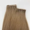 Wholesale price top quality Russian hair twin genius Weft hair extensions double drawn human hair genius weft