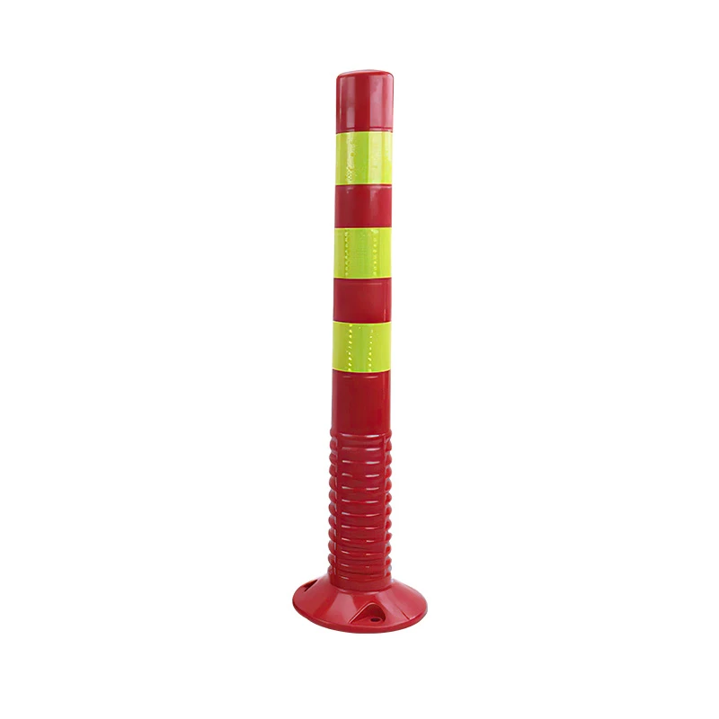 Wholesale PU reflective safety warning column traffic facilities anti-collision road cone