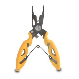 Wholesale Sharp Fishing Line Cutters Scissors Tool Stainless Steel Titanium Pliers for Fishing