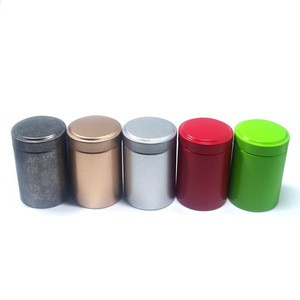 Wholesale small round salt pepper metal spice containers for storage