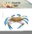 Import Wholesale Solid PVC Simulation Model 3 Crabs Figures Model Sea Creature Animal Figurines Toys from China