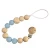 Import Wholesale Teether Beaded Silicone Baby Pacifier Clip with wooden beads from China