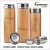 Import Wholesales custom BPA free bamboo thermos vacuum flask, stainless steel vacuum flask from China