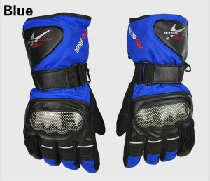 Winter warm heated motorcycle racing gloves motocross go karts waterproof gloves for rider