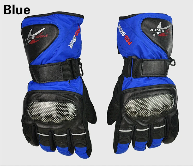 Winter warm heated motorcycle racing gloves motocross go karts waterproof gloves for rider