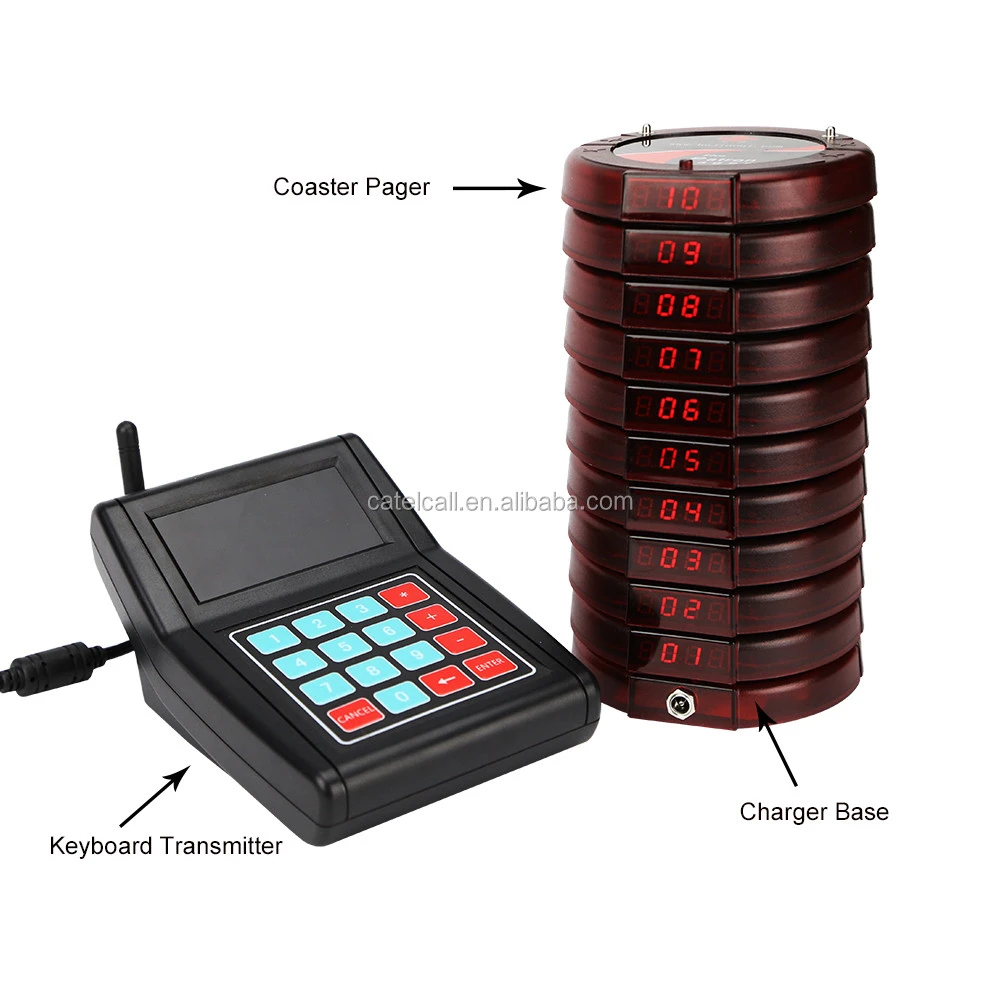 wireless restaurant pagers / coaster pagers