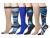Import Women&#39;s Triple Stripes Knee High Cotton/Wool Socks New Design OEM Winter Stockings from China